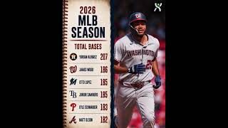 MLB Stats: Total Bases #mlb #mlbstats #fantasybaseball