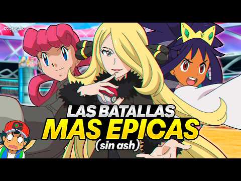 5 BATALLAS POKÉMON INCREÍBLES SIN ASH KETCHUM