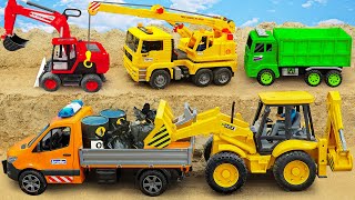 🚧 Construction Site Toy Truck & Working Excavator |  Toys for Children