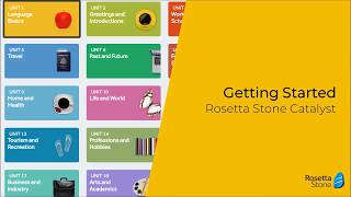 Getting started - Rosetta Stone Catalyst