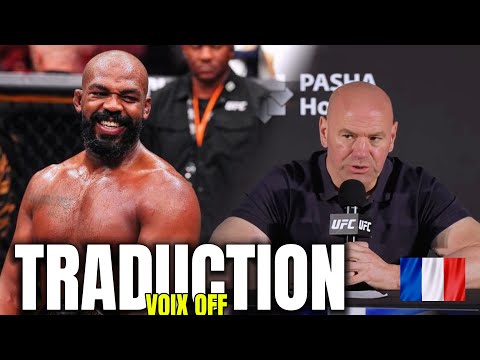 Dana White : Jon jones est officiellement a la retraite | Traduction en Français (voix off)