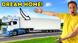 I BOUGHT A BRAND NEW BOX TRAILER TO TURN INTO MY DREAM HOME | PT1 | #truckertim