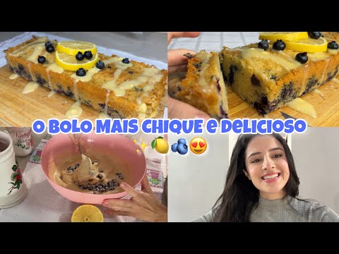 NATI NA COZINHA: BOLO DE LIMÃO SICILIANO COM MIRTILO- MUITO LINDO E GOSTOSO🤤- QUASE DEU ERRADO😅