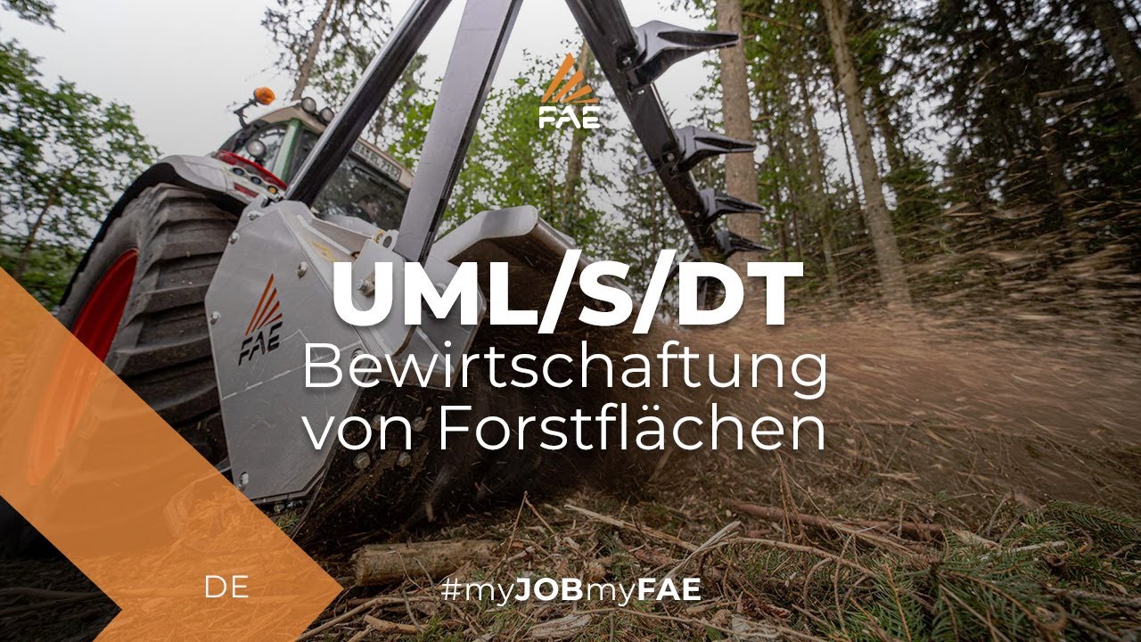 Video Waldbewirtschaftung mit einem Fendt-Traktor in Deutschland