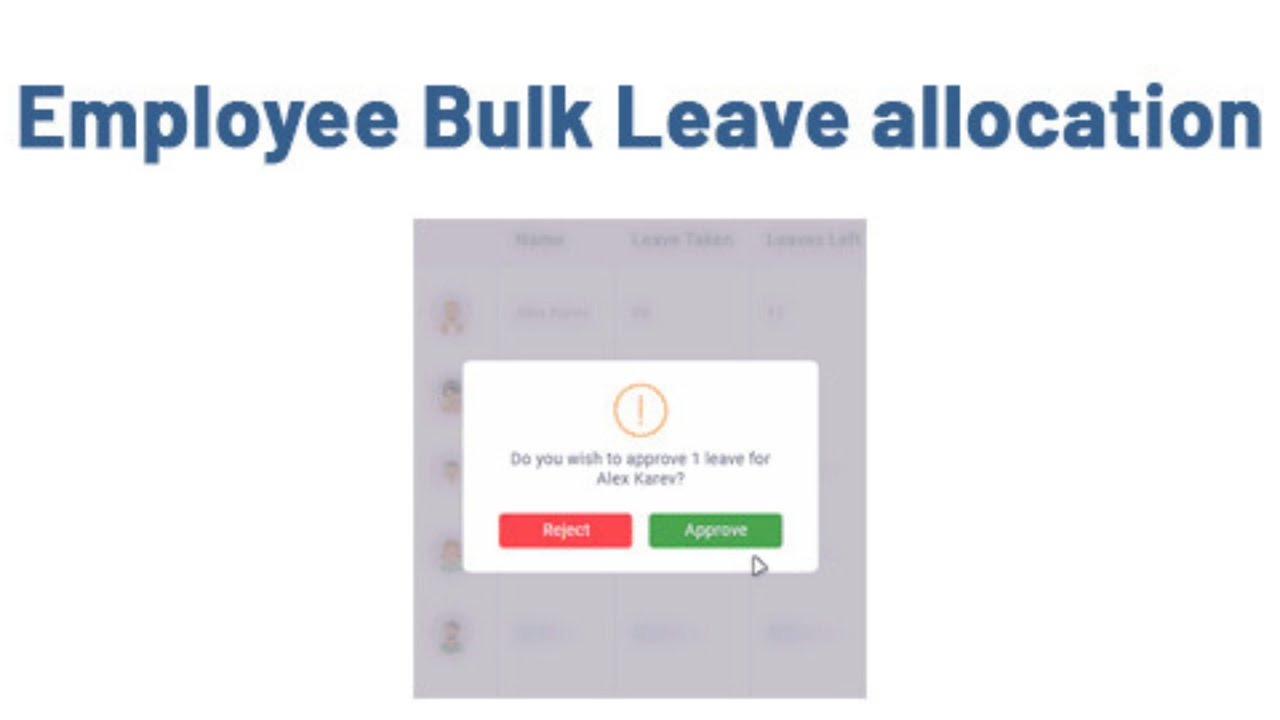 Allocate bulk leave to employees in Odoo #BulkLeaveAllocation #Leave #Allocations #odoo16 | 22.05.2023

Bulk #Employee #LeaveAllocation odoo app provides an efficient way to allocate leaves to employees in bulk, both for individual ...