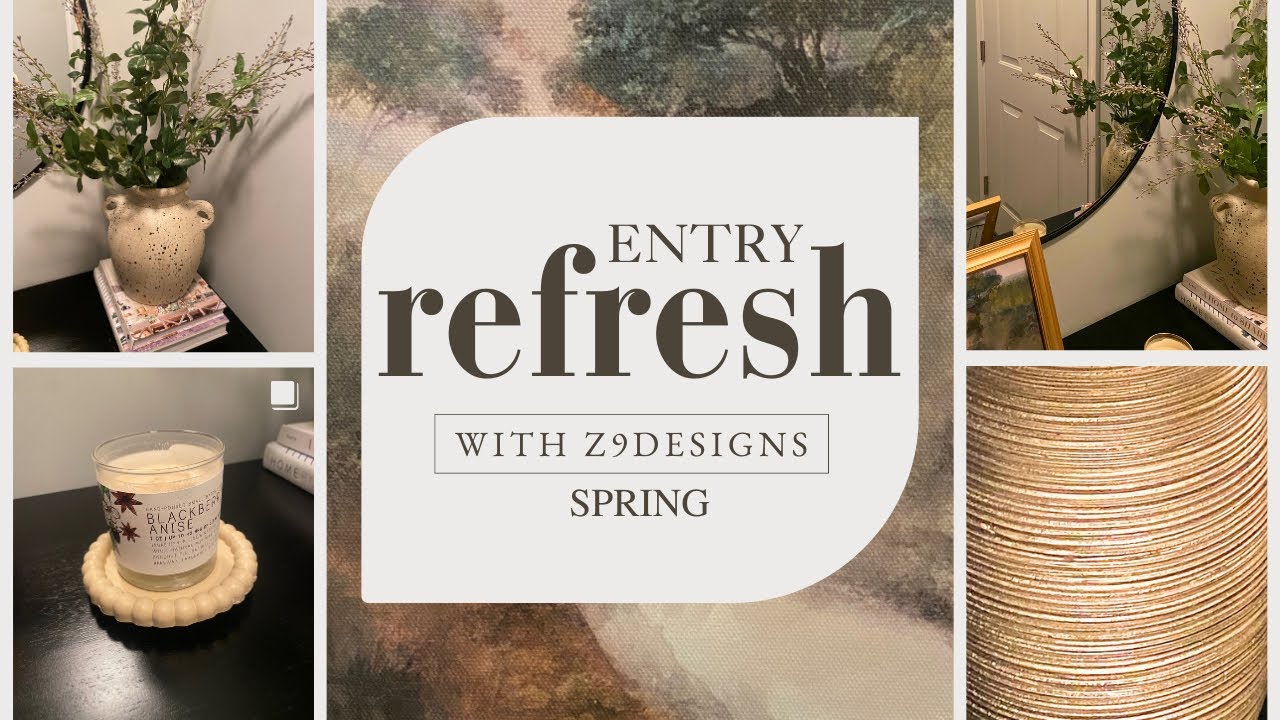 Refresh Your Entryway with DIY Home Decor for a Springtime Reset