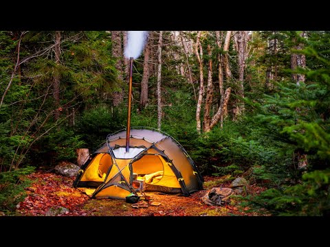 Hot Tent Camping In Cold Temperatures