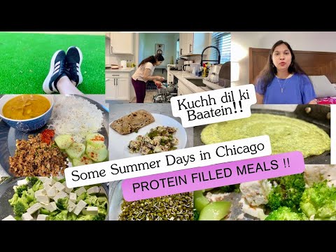 ⭐️SUMMER DAYS IN💕☀️LIFE⭐️PROTEIN filled Meals⭐️Healthy Routine/Kuchh dil ki Baatein/FEW DAYS IN LIFE