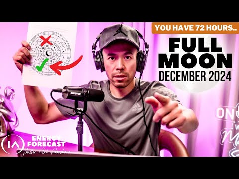 FULL MOON Portal is Open.. 5 Things You NEED to Know! [December 2024 Cold Full Moon Energy Forecast]