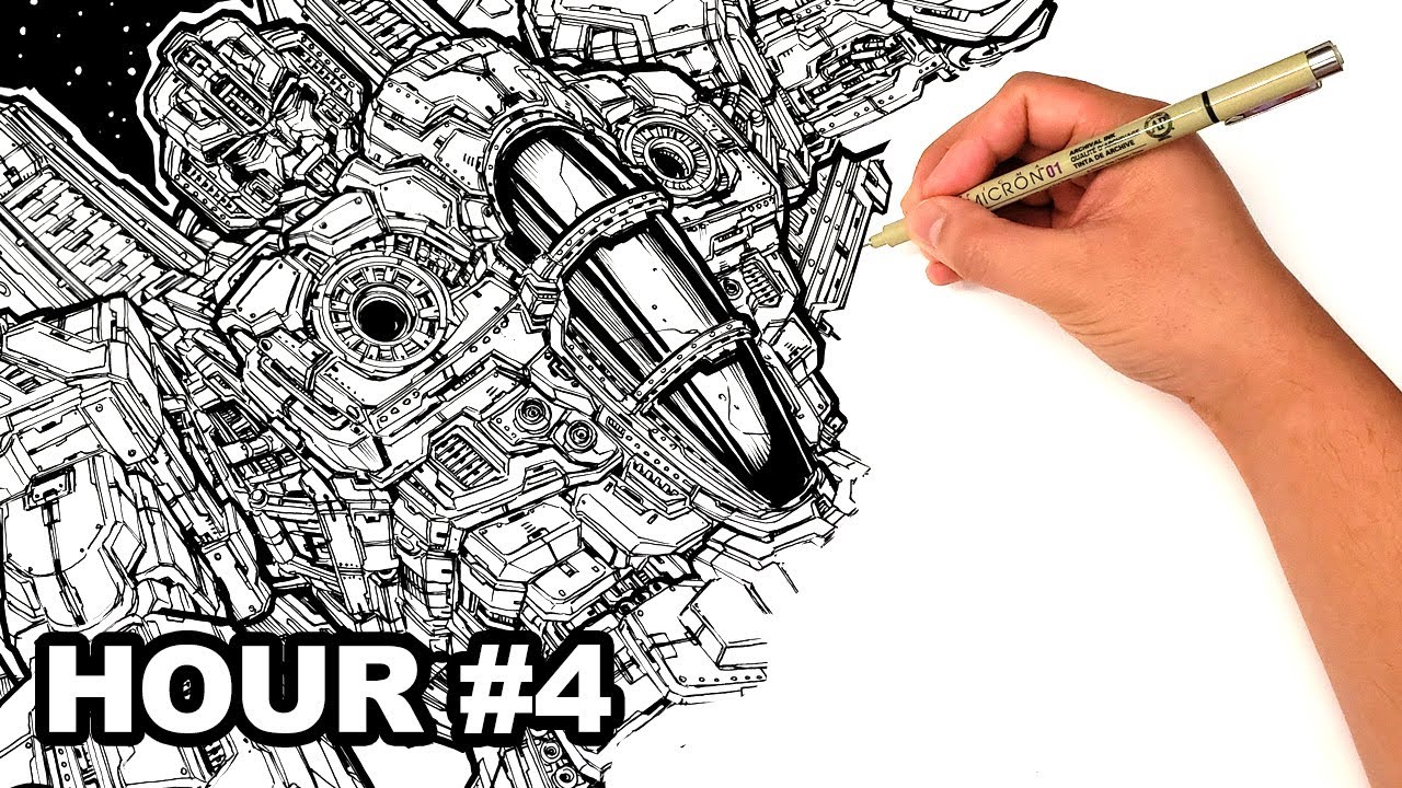 Don't stop drawing till my pen runs out?