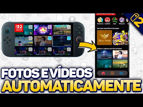 Como Enviar FOTOS E VÍDEOS AUTOMATICAMENTE do Nintendo Switch 2 pro seu Celular!