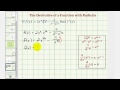 Understanding Derivatives with Radicals