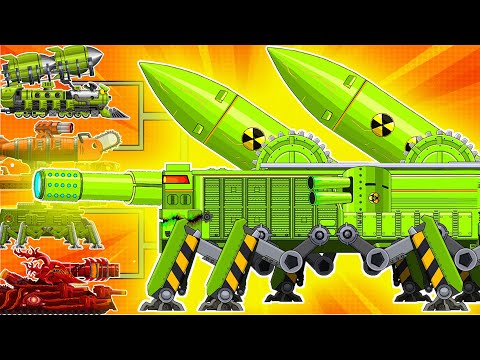 MONSTER BIG ALICE WALKER Takes On MEGA TANK In EPIC Battle -   Cartoons about tank