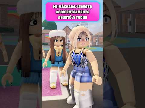 Mi MÁSCARA secreta accidentalmente ASUSTÓ a todos? 😰 #roblox #berry