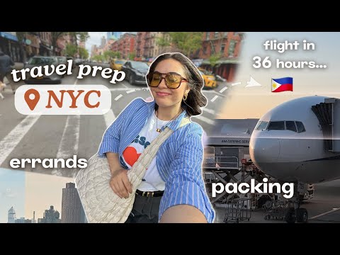 travel prep vlog! | last min errands + packing for 5 week trip 🧳