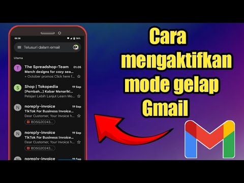 Cara mengaktifkan mode gelap Gmail