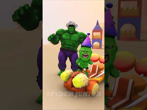হাল্কের এত বড় সাহস স্পাইডিকে মারে😱 ( Spider man vs All ) #ytshorts #superman #hulk #spider #ytshorts