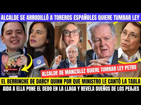 🛑ALCALDE QUIERE TUMBAR LEY "NO MAS OLÉ".A DARCY QUINN LA PELAR0N EN VIVO.AIDA AVELLA DESTAPA PEAJES