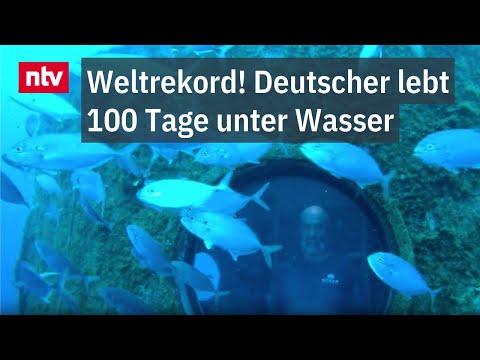 Deutscher lebt 100 Tage unter Wasser - neuer Weltrekord | ntv