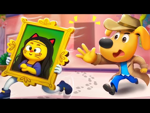 Maha Karya yang Dicuri 🎨🖼️| Animasi Lucu | Kepala Polisi Labrador | BabyBus Bahasa Indonesia