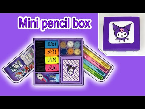 Favorite Cardboard Ideas 💜 Create an Easy Kuromi mini  Organizer