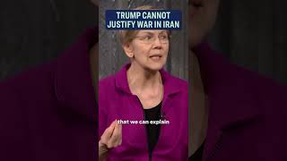 Elizabeth Warren On The Late Show with Stephen Colbert Iran War
