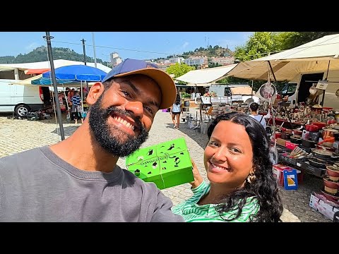 CONHECENDO UMA FEIRA DE RUA EM PORTUGAL!