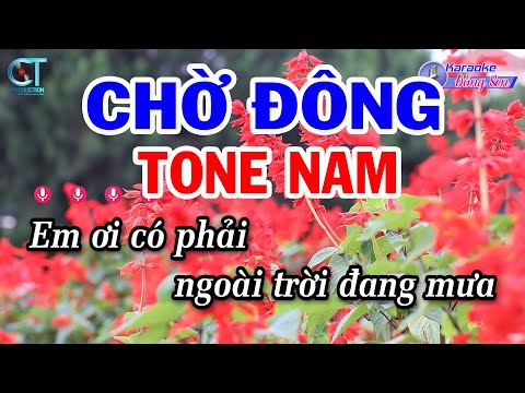 Karaoke Chờ Đông Tone Nam ( Bb ) Nhạc Sống Đồng Sen