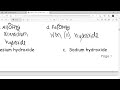 Naming and Formulas of Bases