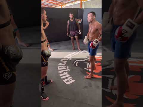 Muay Thai Sweeps for MMA - Training with Panicos Yusuf & Brendan Loughnane