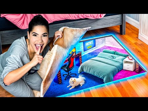 CONSTRUÍ UNA HABITACIÓN SECRETA en mi CUARTO!