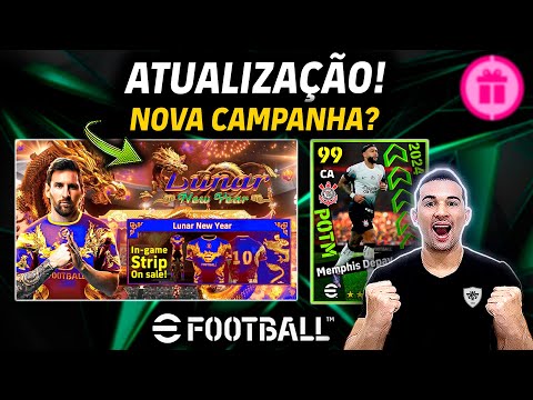 ATUALIZAÇÃO! NOVA CAMPANHA E UPDATE 4.3 ESSA SEMANA NO EFOOTBALL 2025 MOBILE?