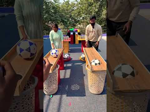 Roll the ball foot ball challenge #reels