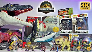 New MOSASAURUS! MONSTER Jurassic World Rebirth Dinosaur Toys Unboxing! Distortus Rex, Titanosaurus