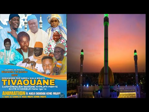 🔴En DIRECT TIVAOUANE: TAKOUSANU SEYDOUNA MUHAMMED PSL ORGANISÉ PAR ABDOU KALLA MBAYE