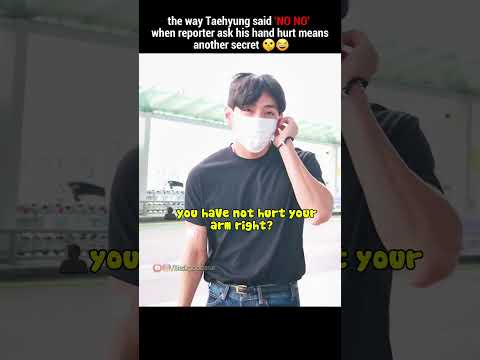 What's the mystery of Taehyung's arm patchโ๏ธ๐ค๐ญ #bts #taehyung #v