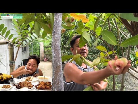 GARDENING! BAHAY SA PROBINSYA UPDATE! MUKBANG! IHAW-IHAW LECHON AT SISIG! Filipino Food. Philippines