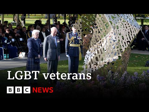 YouTube video thumbnail: King Charles Unveils new Memorial to LGBT Veterans After gay ban Campaign