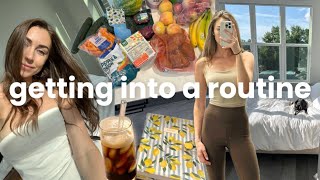 a week in my life STARTING OVER.. money, making my routine, more highs + lows
