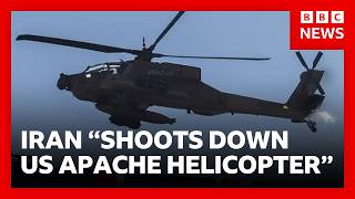 YouTube video thumbnail: Trump Says Iran Shot Down US Apache Helicopter 