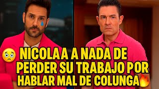 😬 Nicola Porcella, a nada de perder su trabajo por hablar mal de Fernando Colunga 🎬🔥