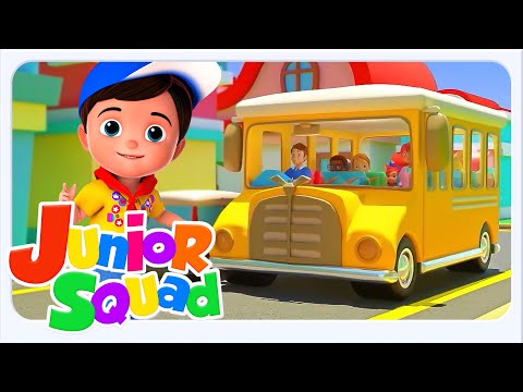 Las Ruedas del Autobús 🚌 Canción Infantil Clásica y Educativa en Español