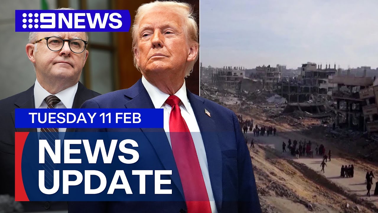 Prime minister’s phone call with Trump; Ceasefire agreement collapse fears | 9 News Australia
