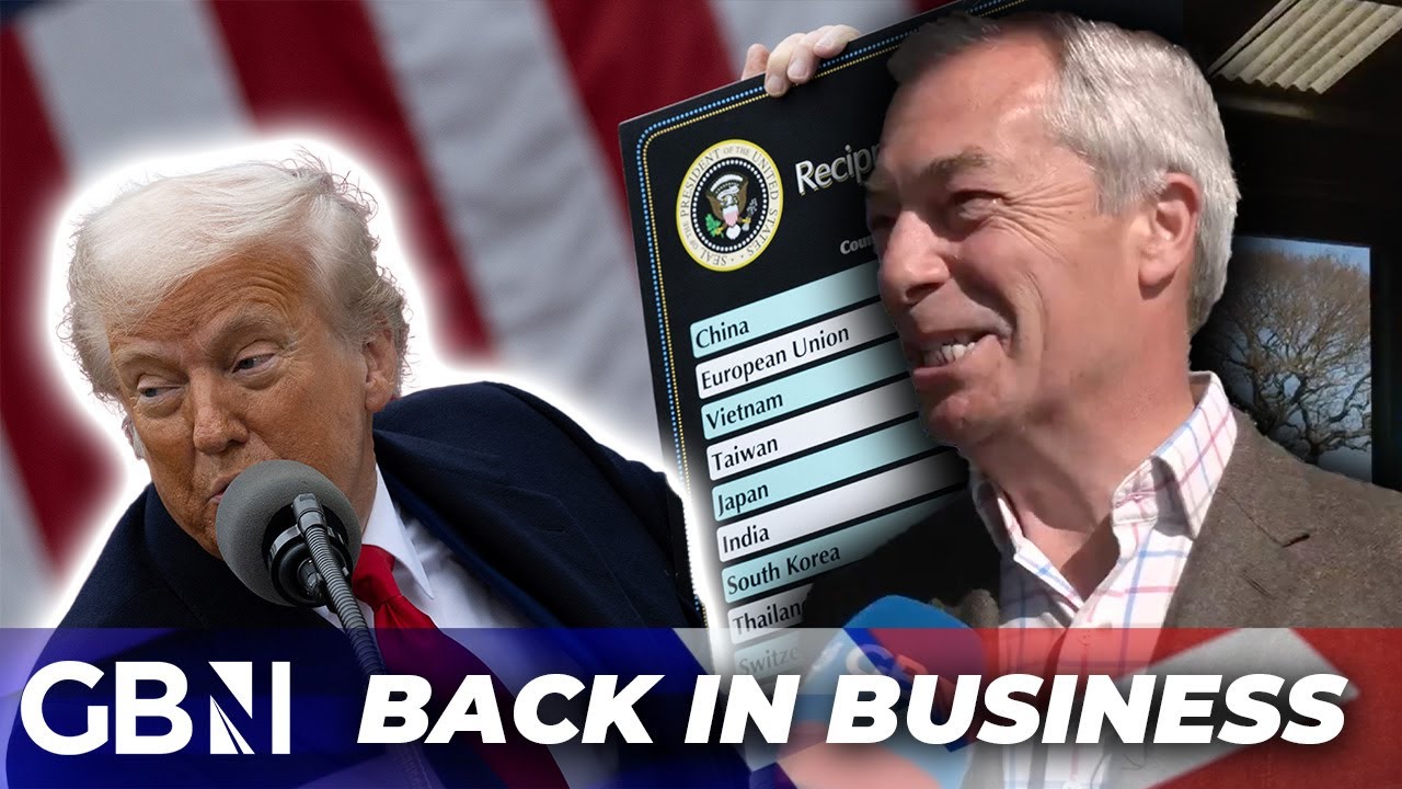 Nigel Farage reveals UNIQUE benefit of Trump tariff everyone is missing – ‘Let’s do Brexit PROPERLY’