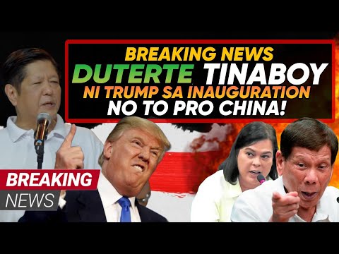 HETO NA PBBM TABLADO NGA DAW SA INAGURATION NI TRUMP SA U.S AYON SA MGA DDS BULAGERS TIMBANGIN NATIN