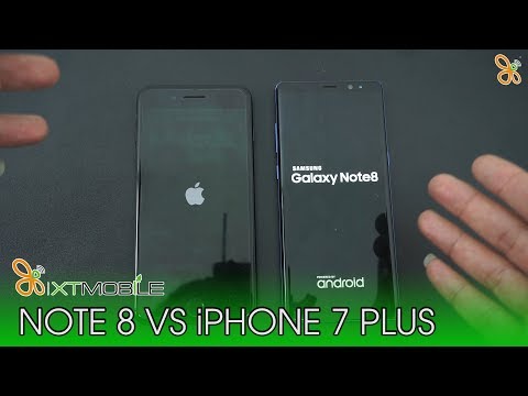 (VIETNAMESE) XTmobile - Hiệu năng, đa nhiệm Samsung Galaxy Note 8 đối đầu iPhone 7 Plus