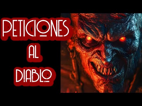 PETICIONES AL DIABLO / RELATO DE TERROR