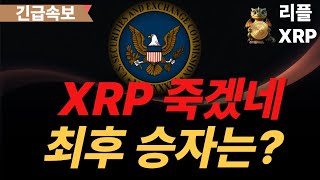 [리플 XRP]  끝나지 않은 SEC와 줄다리기 최후 승자는?