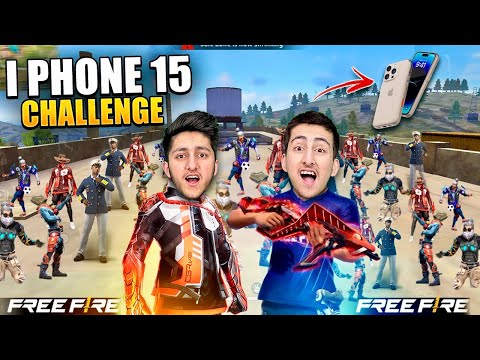 I Phone 15 Most Kill Challenge With My Brother Free Fire Op Gameplay