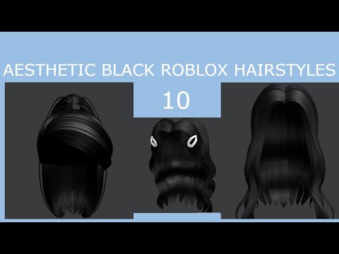 aesthetic roblox outfits black hair